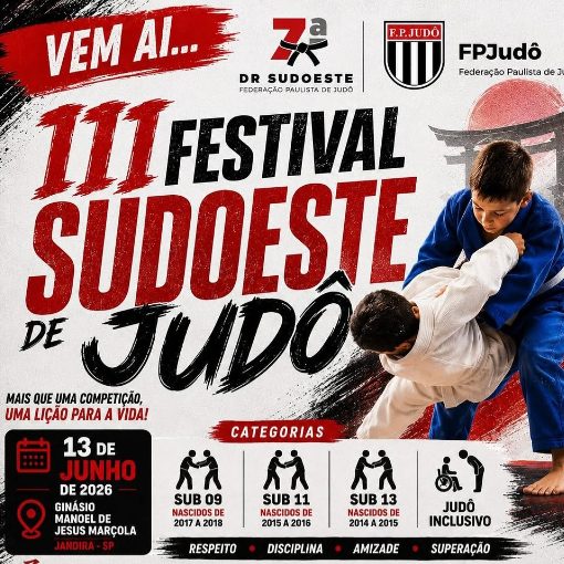 Event cover 1� FESTIVAL  DO SUDOESTE DE JUD� 