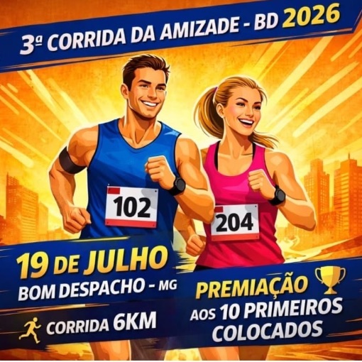 Event cover 3� CORRIDA DA AMIZADE - BOM DESPACHO