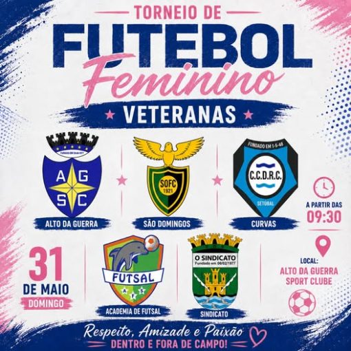 Portada del evento Torneio de futebol feminino Veteranas