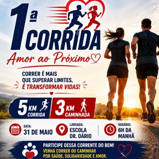 Event cover 1� Corrida - Amor ao pr�ximo
