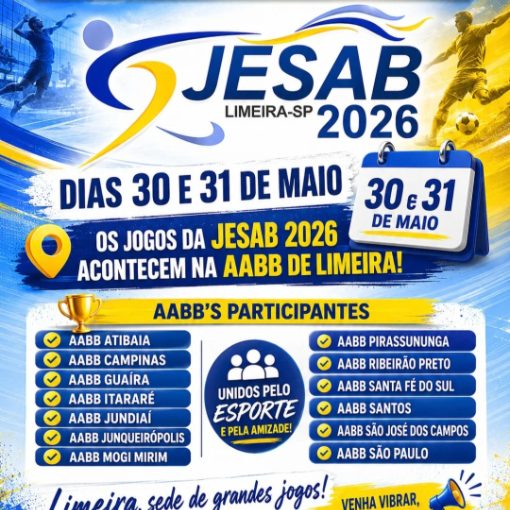 Couverture de l'�v�nement JESAB AABB Limeira 2026
