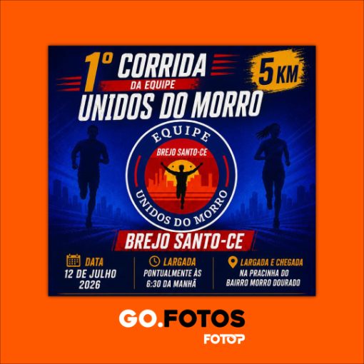 Event cover 1ª Corrida da Equipe - Unidos do Morro