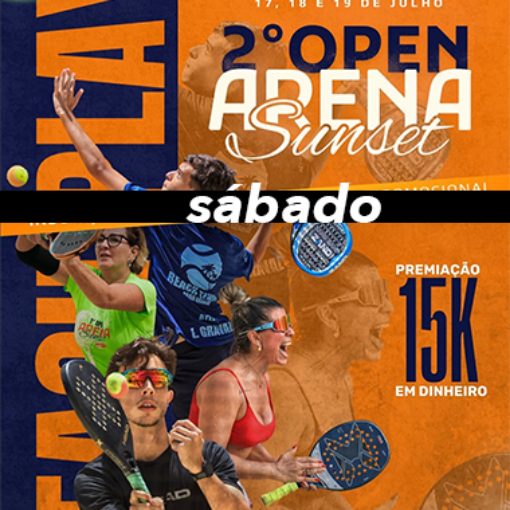 Event cover 2� Open BT Arena Sunset Praia Grande (s�bado)