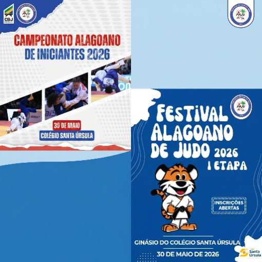 Copertura dell'evento Festival Alagoano de Jud� & Campeonato Alagoano de Iniciantes 2026