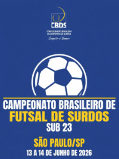 Event cover CBDS - Campeonato Brasileiro de Futsal Sub23