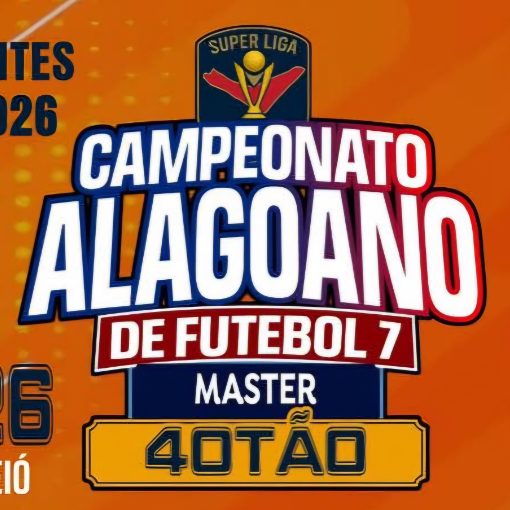 Event cover ALAGOANO MASTER 40T�O-  2026 - FUT7 - 30/05/2026 - ARENA OURO PRETO