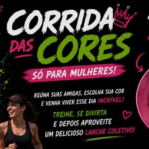 Event cover Corrida das Cores - Mulheres no Poder - 2026 - Arapiraca/AL