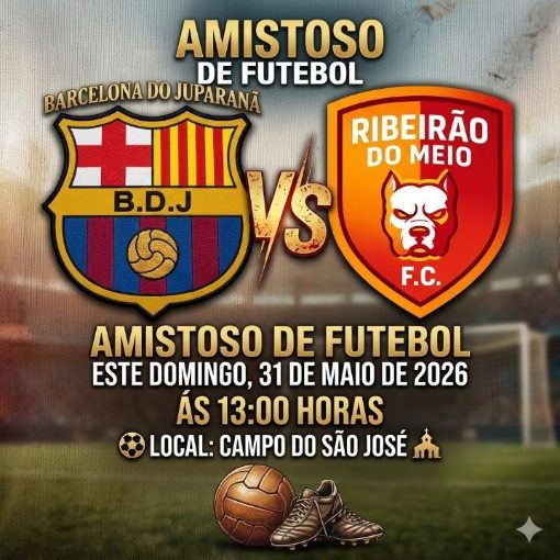 Event cover AMISTOSO FUTEBOL BARCELONA DO JUPARAN� VS RIBEIR�O DO MEIO