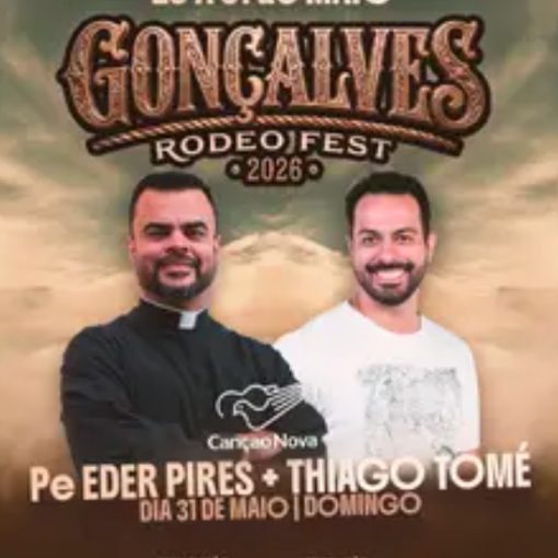 Copertura dell'evento Pe THIAGO TOME - Gon�alves Rodeo Fest  - MG (DOMINGO 31/05/2026)