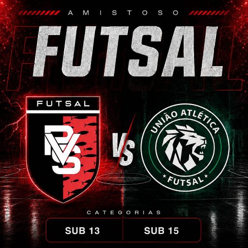 Couverture de l'�v�nement Amistoso - PSV Futsal X Uni�o Atl�tica Futsal - Sub 13 e Sub 15