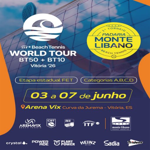 Copertura dell'evento 11� Etapa FET de Beach Tennis 2026 - Etapa Monte L�bano - Vit�ria/ES