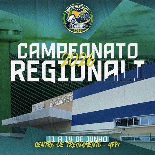Event cover Cbbd -  REGIONAL DE BADMINTON E PARABADMINTON REGI?O 1