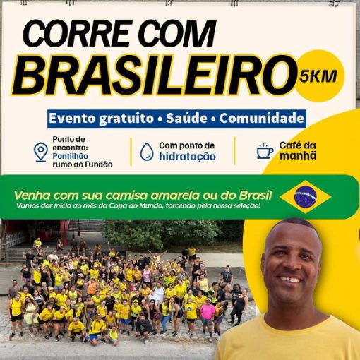 Copertura dell'evento  CORRE COM BRASILEIRO 