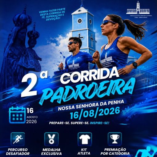 Event cover 2ª Corrida da Padroeira Nossa Senhora da Penha - Ipaba-MG