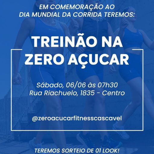 Event cover TREINÃO NA ZERO AÇUCAR