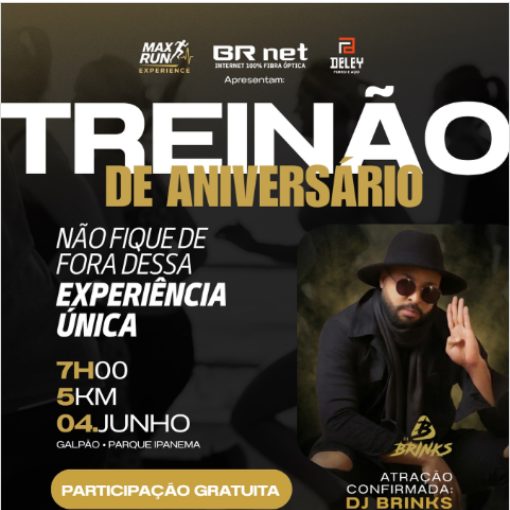 Event cover Treinão de Aniversário MAX RUN