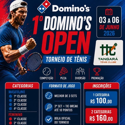 Event cover DOMINO�S OPEN - TORNEIO T�NIS