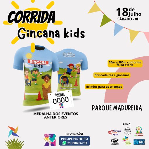 Event cover CORRIDA GINCANA KIDS (CRIANÇA)