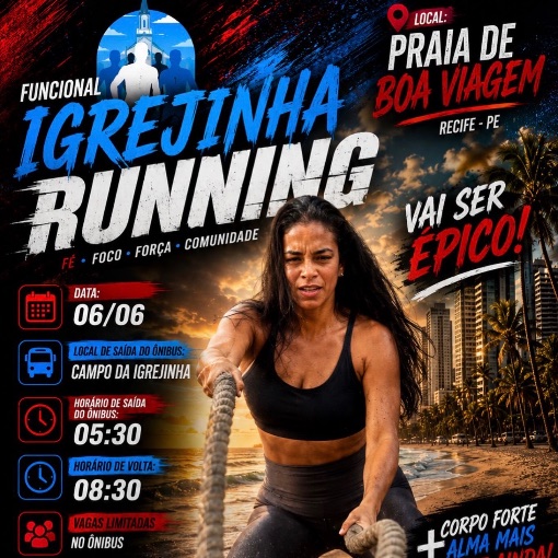 Event cover FUNCIONAL IGREJINHA RUNNING - ORLA DE BOA VIAGEM 06/06/2026
