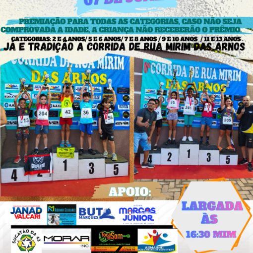 Event cover 9� CORRIDA DE RUA MIRIM DAS ARNOS