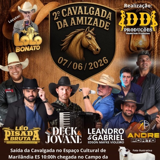 Event cover 2� Cavalgada da amizade 