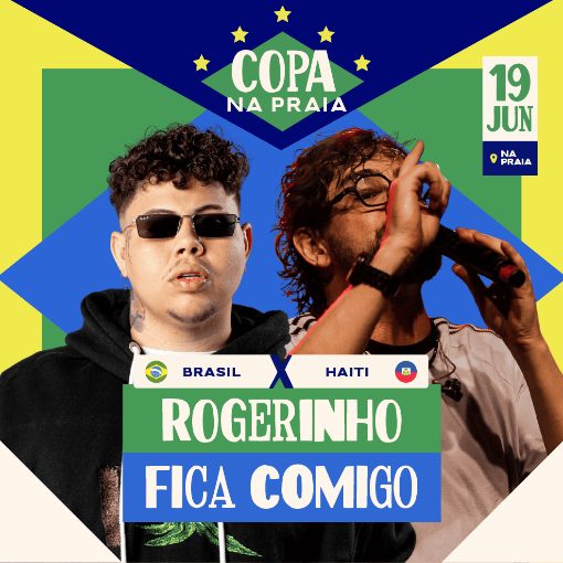Event cover ROGERINHO + FICA COMIGO    