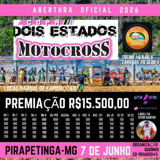 Event cover Abertura Copa Dois Estados de Motocross