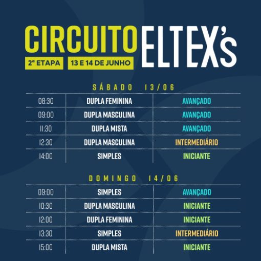 Event cover Circuito ELTEX's 2ª Etapa