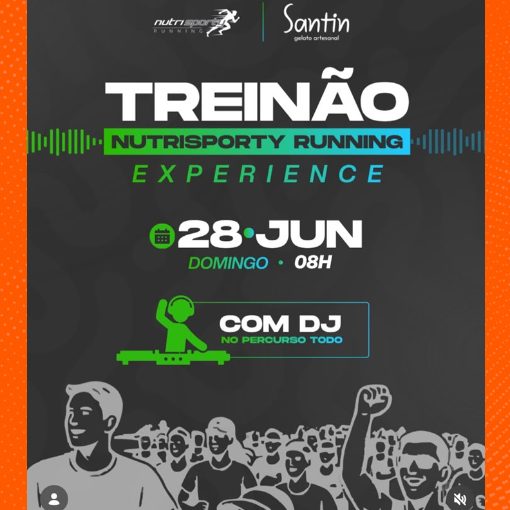 Capa do evento TREIN�O NUTRISPORTY RUNNING EXPERIENCE
