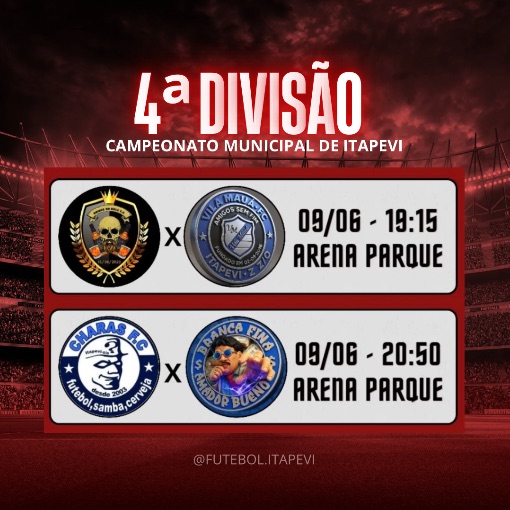 Capa do evento Campeonato Municipal de Itapevi - 4�Divis�o