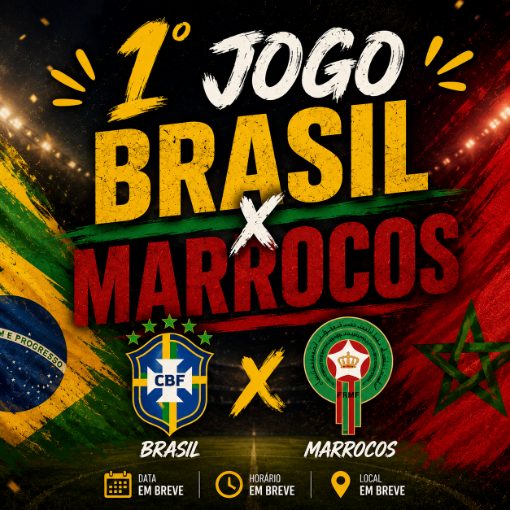 Capa do evento  JOGO BRASIL x MARROCOS DODORA