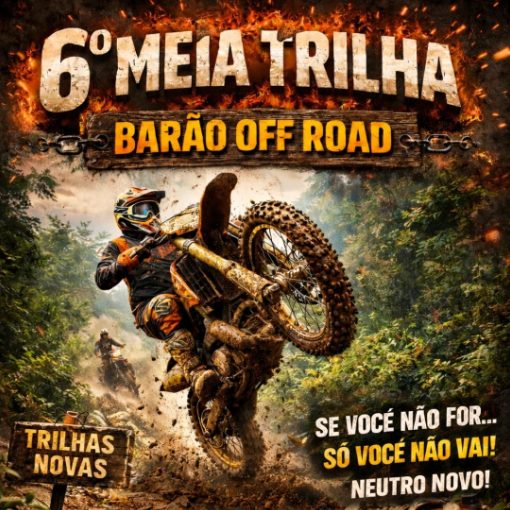 Event cover 6ª MEIA TRILHA BARÃO OFF ROAD