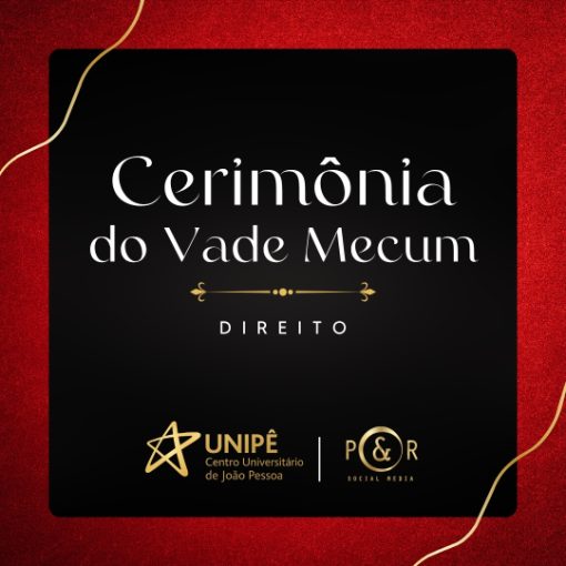 Portada del evento MANH� | DIREITO - CERIM�NIA DO VADE MECUM UNIP� 2026.1  
