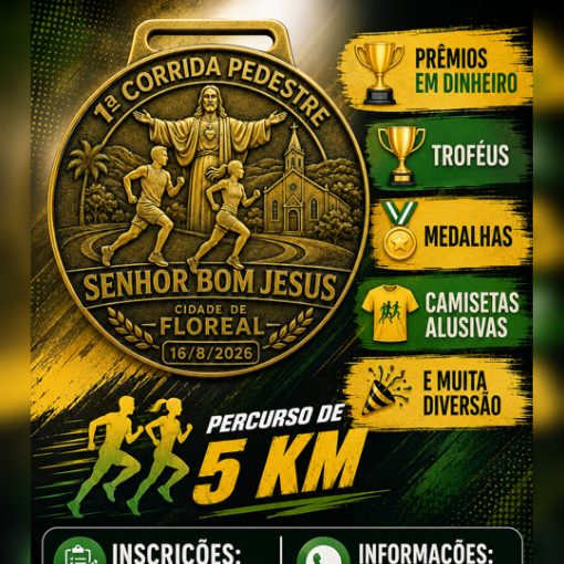 Event cover 1ª CORRIDA DO SENHOR BOM JESUS