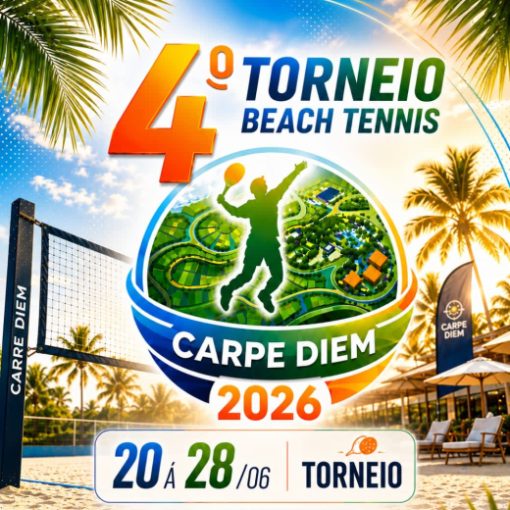 Event cover 4º TORNEIO CARPE DIEM DE BEACH TENNIS