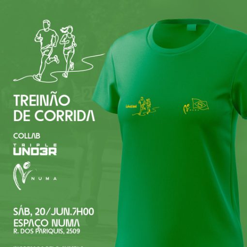 Capa do evento  TRIPLE UNDER TREINÃO DE CORRIDA