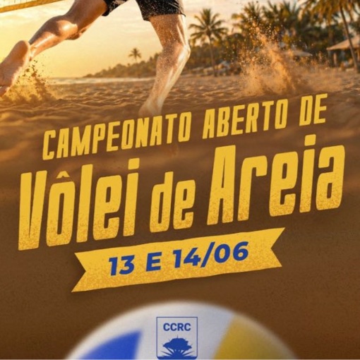 Event cover Campeonato Aberto de V�lei de Areia - CCRC