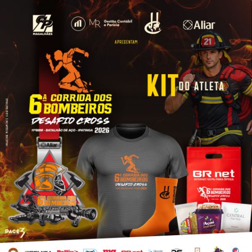 Event cover Entrega kits - 6ª Corrida dos Bombeiros