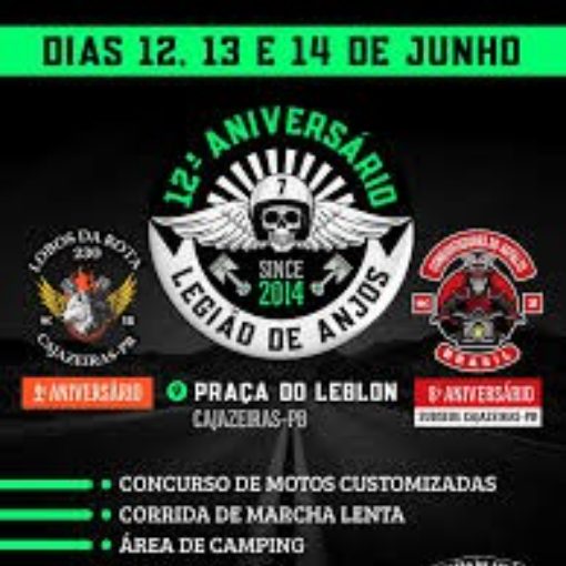Capa do evento 12º Aniversário do MC Legião de Anjos