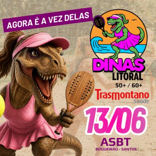 Capa do evento 1ª Etapa Dinas Litoral Beach Tennis 2026 