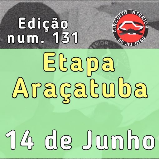 Event cover Circuito interior de Jiu Jitsu etapa Araçatuba 