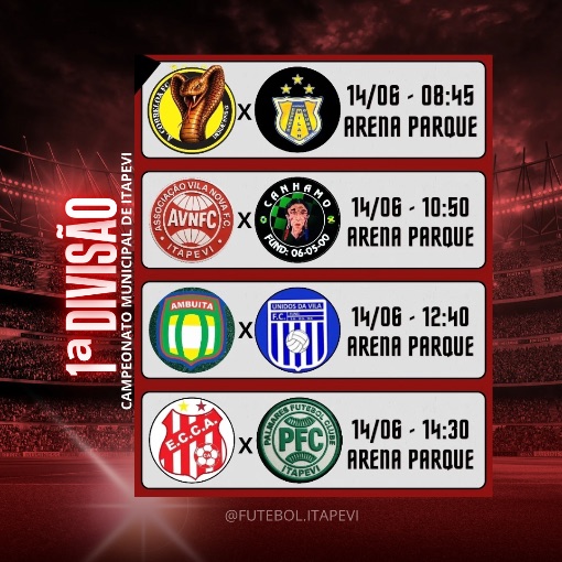 Event cover Campeonato Municipal de Itapevi - 1ªDivisão 