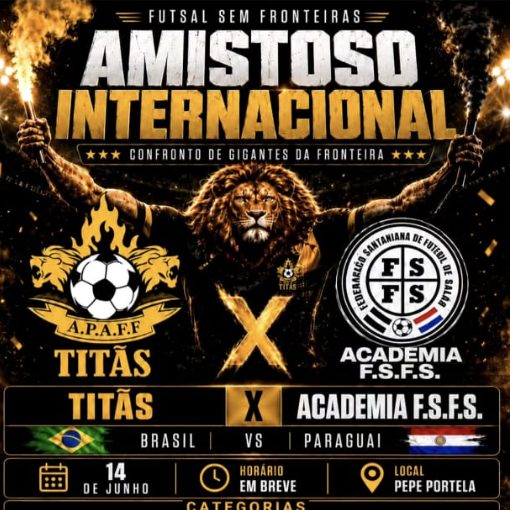 Capa do evento AMISTOSO INTERNACIONAL