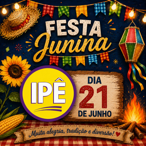 Event cover FESTA JUNINA - Ipê Clube - 21/06