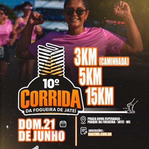 Event cover 10 CORRIDA DA FOGUEIRA JATEI