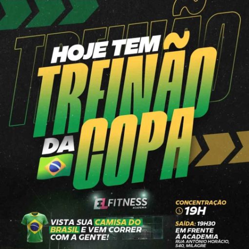 Copertura dell'evento TREINÃO DA COPA - ELFITNESS