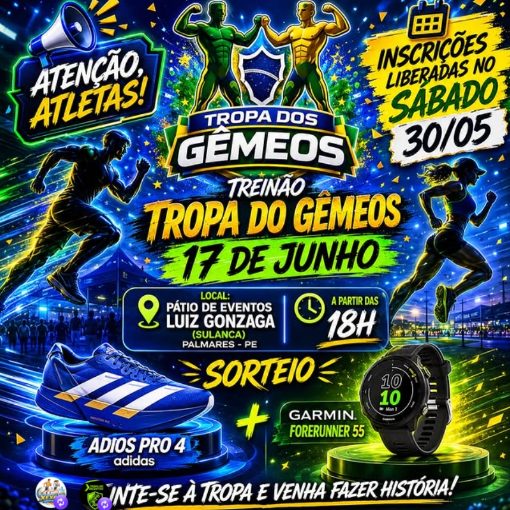 Event cover Treinão da Copa - Tropa dos Gêmeos