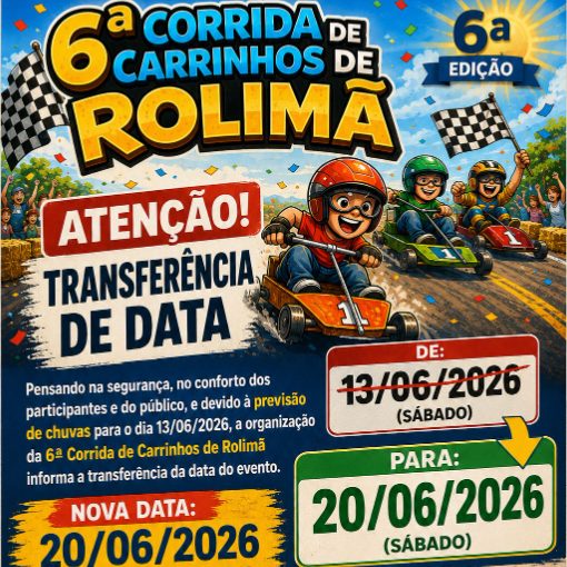 Event cover 6ª Corrida de Carrinhos de Rolimã