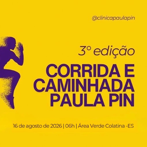 Event cover 3° Corrida e Caminhada - Paula Pin