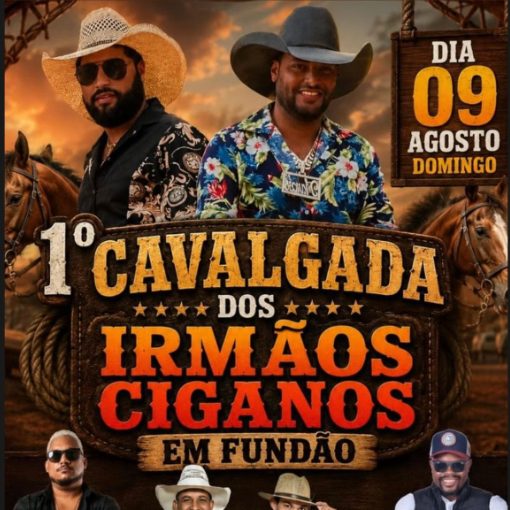 Event cover 1ª CAVALGADA DOS IRMÃOS CIGANOS EM FUNDÃO